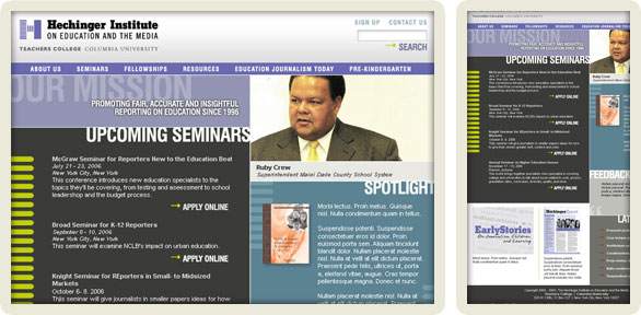 The Hechinger Institute screenshot